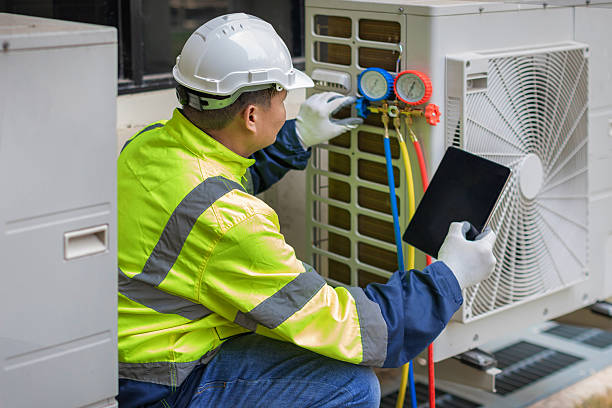 Professional Hvac technician working in Kechi, KS